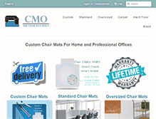 Tablet Screenshot of chair-mat-office.com